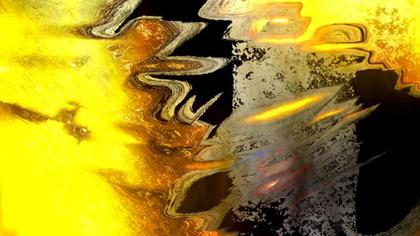 Golden Swirls and Abstract Shapes