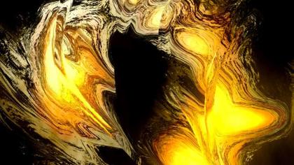 Swirling Golden Abstract