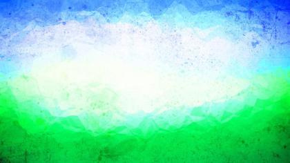 Abstract Blue and Green Landscape