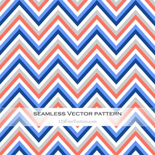 Colorful Chevron Seamless Pattern Vector