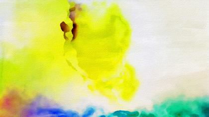 Abstract Watercolor Composition