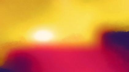 Abstract Sunset Glow