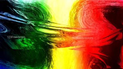 Swirling Rainbow Abstract