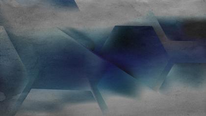Geometric Abstract in Blue and Gray