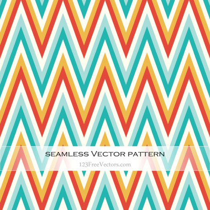 Colorful Chevron Pattern Illustrator