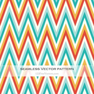 Colorful Chevron Pattern Illustrator