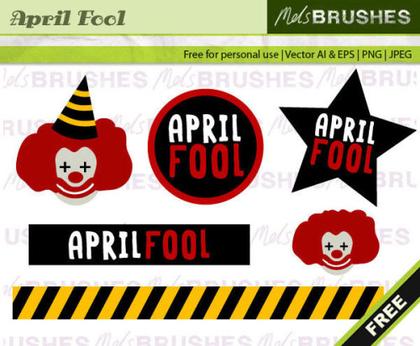 Free April Fools Day vector Graphics