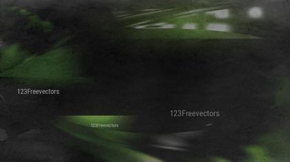 Abstract Green and Black Composition