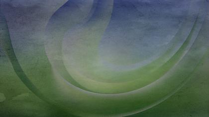 Curving Green and Blue Abstract