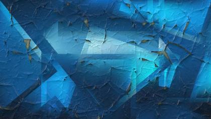 Cracking Blue Abstract
