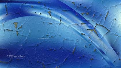 Cracked Blue Abstract
