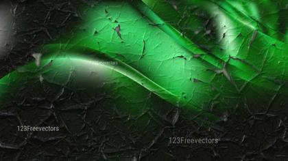 Cracked Green and Black Texture