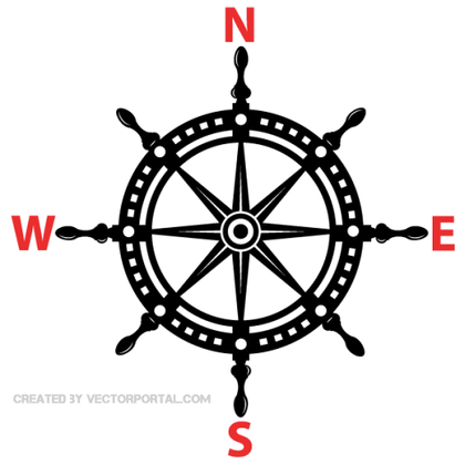 Helm Wheel Vector