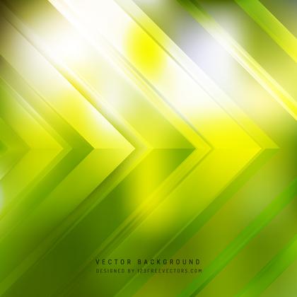 Abstract Yellow Green Arrow Background Design
