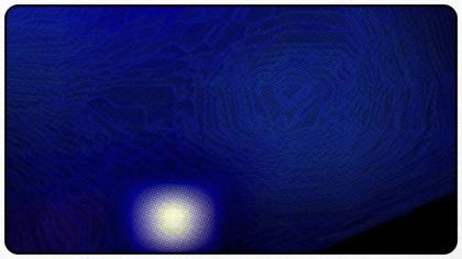 Blue Dotted Abstract