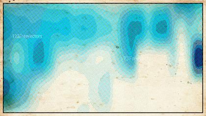 Halftone Blue Abstract