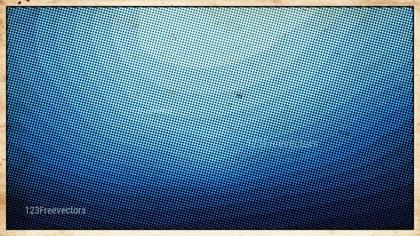 Blue Halftone Effect