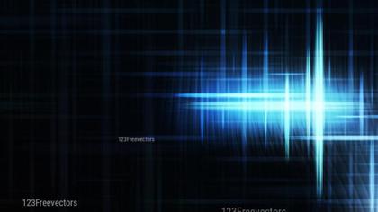Abstract Blue Light Burst