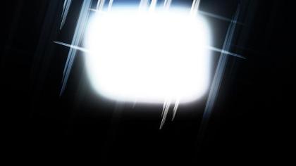 Glowing Square in Darkness