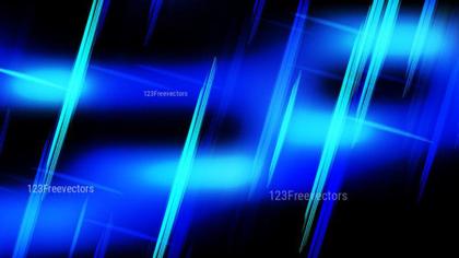 Blue Light Streaks Abstract