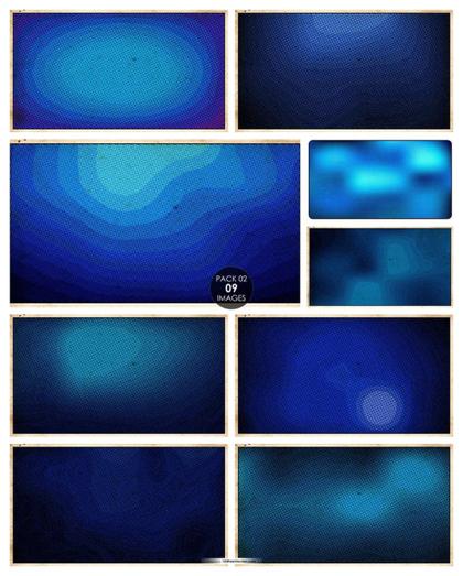 Halftone Blue Background Pack