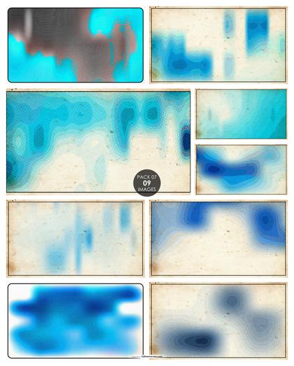 Halftone Blue Pack