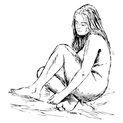 Seated Female Figure