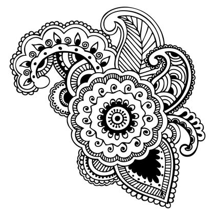 Detailed Floral Ornament