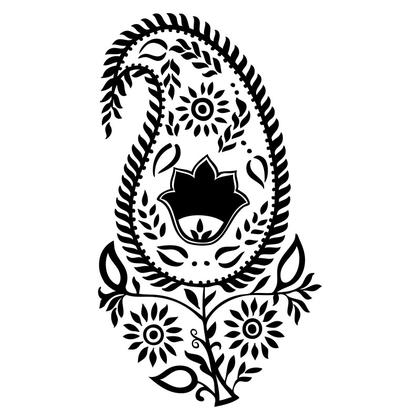 Paisley Floral Ornament