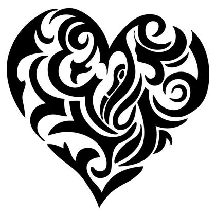 Intricate Heart Design
