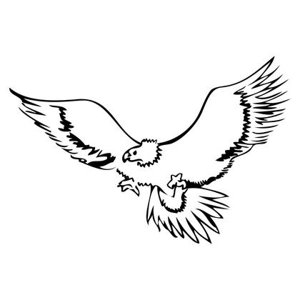 Soaring Eagle Outline