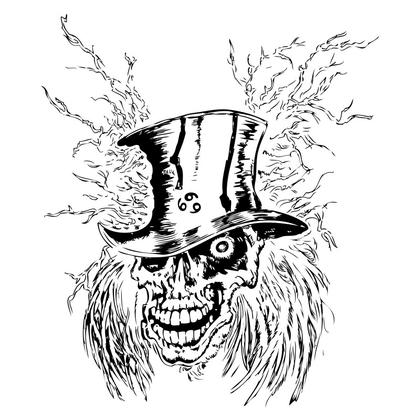 Hand Drawn Creepy Collection: Horror Skull Vector Gallery