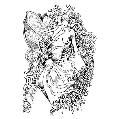 Angelic Figure Illustration