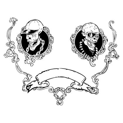 Unique Hand-Drawn Vector Collection: From Banners to Wildlife