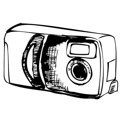 Vintage Camera Sketch