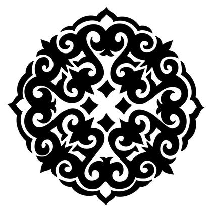 Ornate Black and White Design