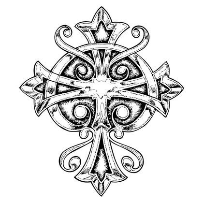 Ornate Cross Illustration