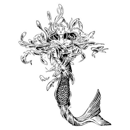 Mermaid and Fish