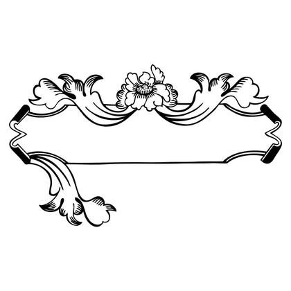 Floral Frame Ornament