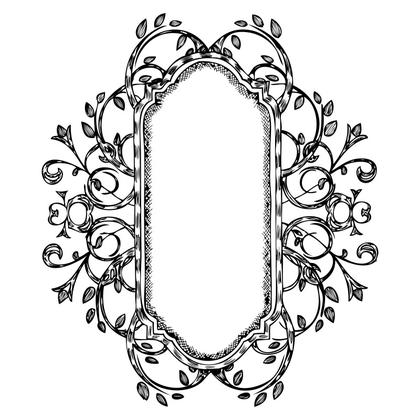 Ornate Frame with Foliage
