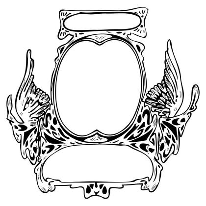 Decorative Winged Frame