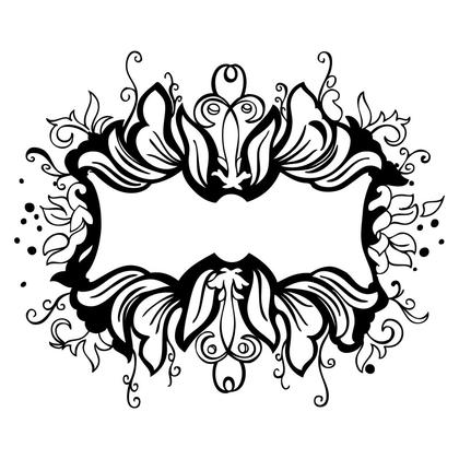 Decorative Floral Frame