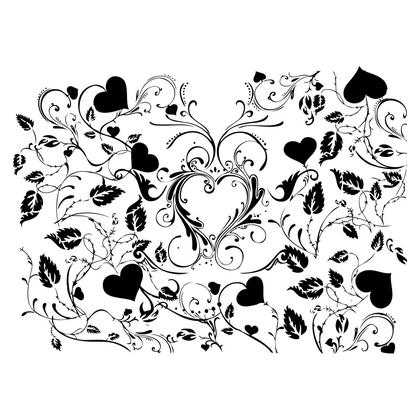Heart Vine Design