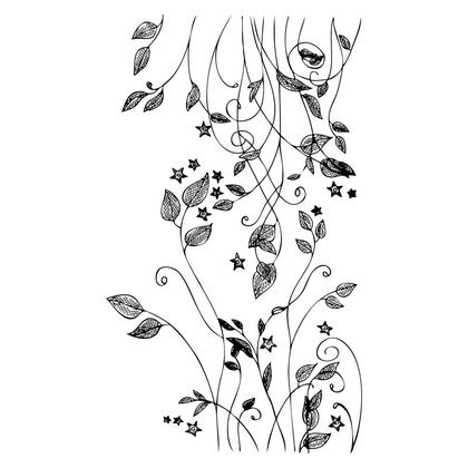 Botanical Vine with Stars