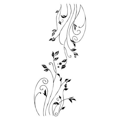 Black Vine Silhouette