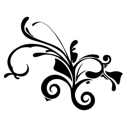 Elegant Floral Swirl