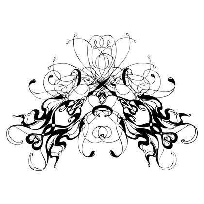 Abstract Swirl Ornament