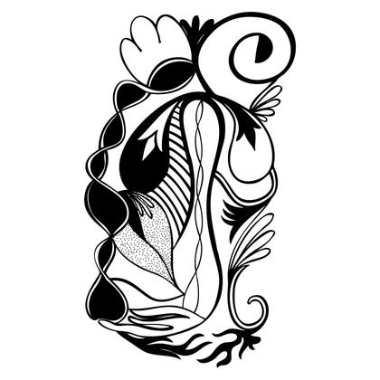 Abstract Floral Design