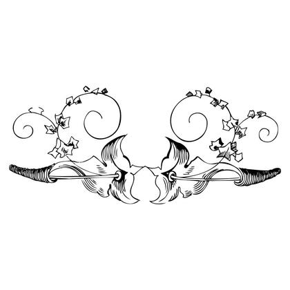 Floral Swirl Ornament