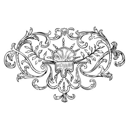 Elegant Floral Ornament